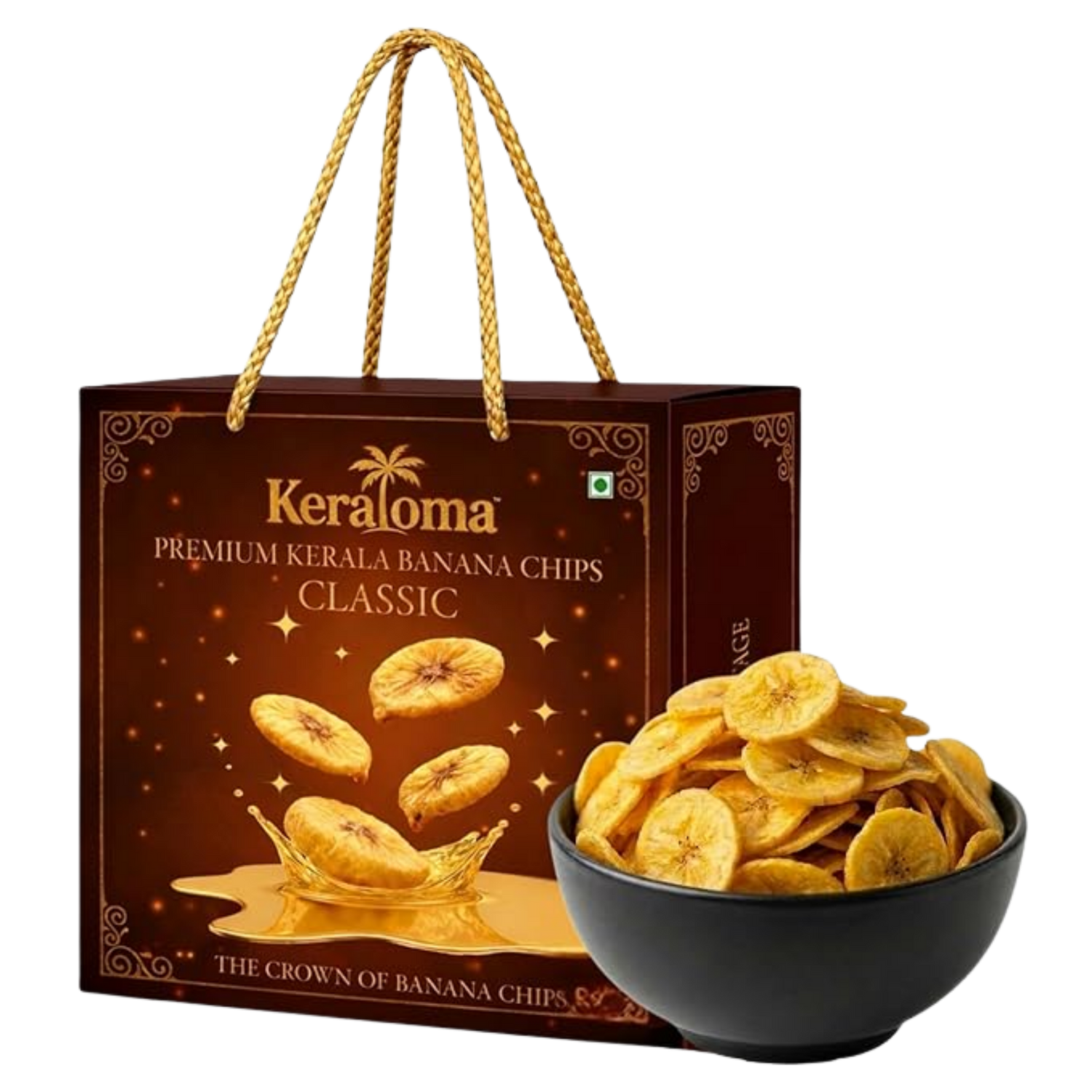 Keraloma Kerala Banana Chips 300g - Salted Classic