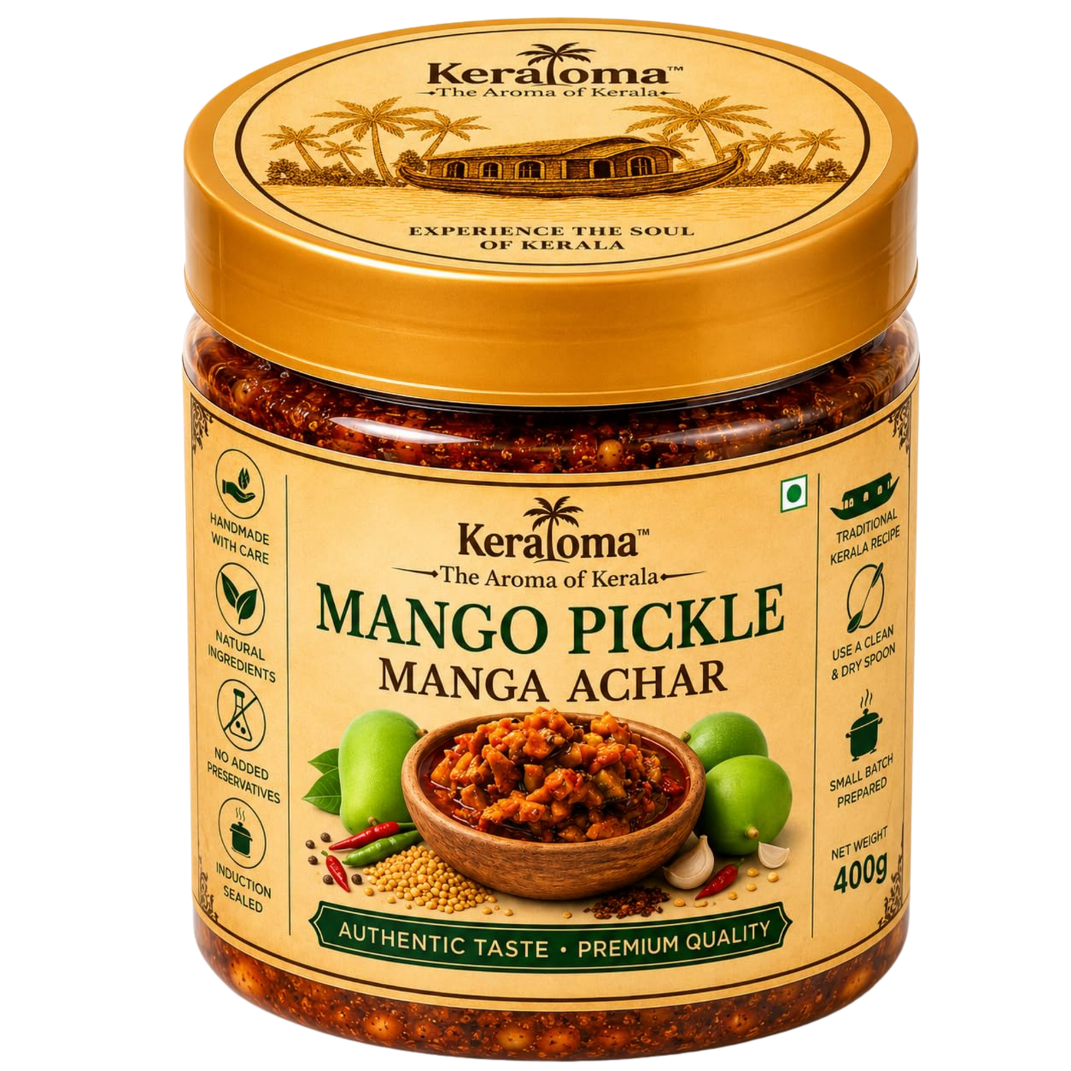 Keraloma Pickles - Classic Mago 400g (Manga Achar)