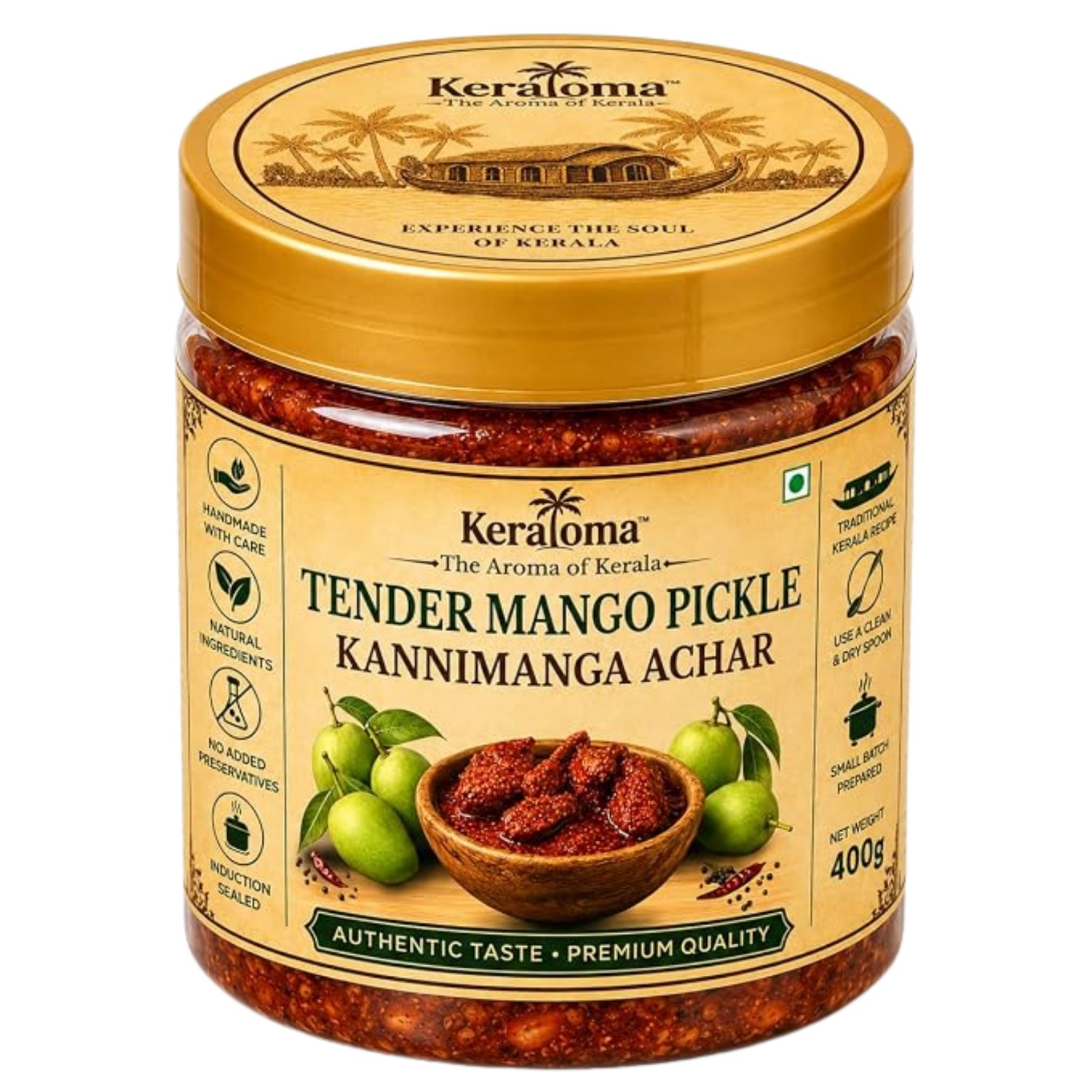 Keraloma Pickles Tender Mango 400g (Kannimanga Achar)