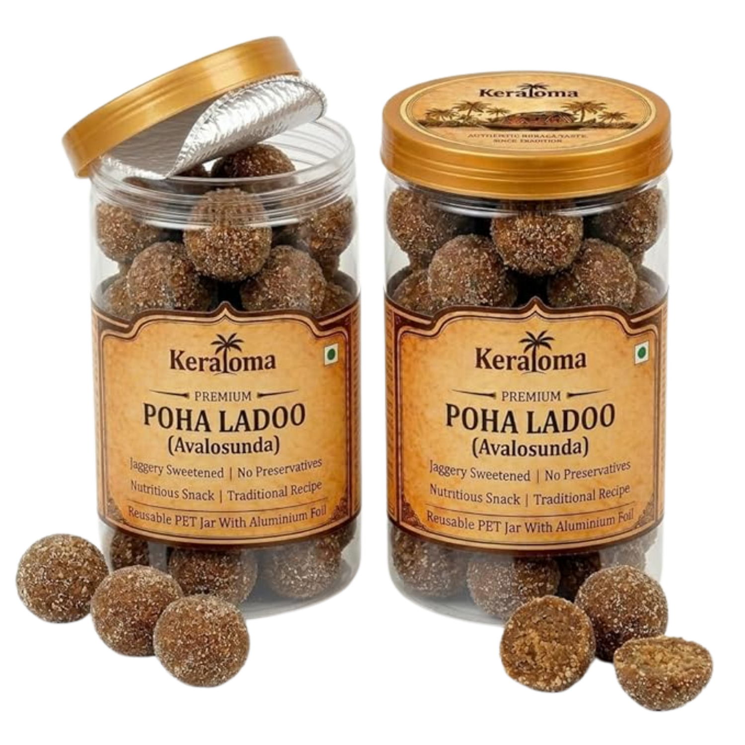 Keraloma Premium Poha Ladoo 1000g (Avalosunda)