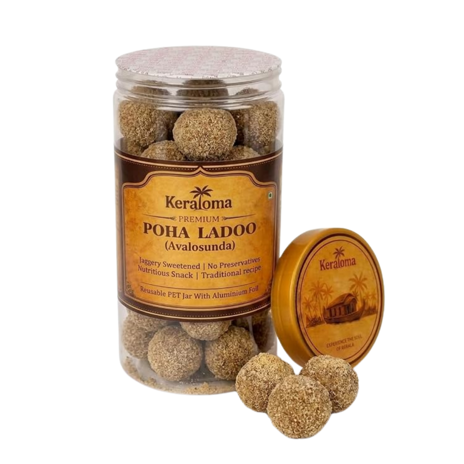 Keraloma Premium Poha Ladoo 500g (Avalosunda)